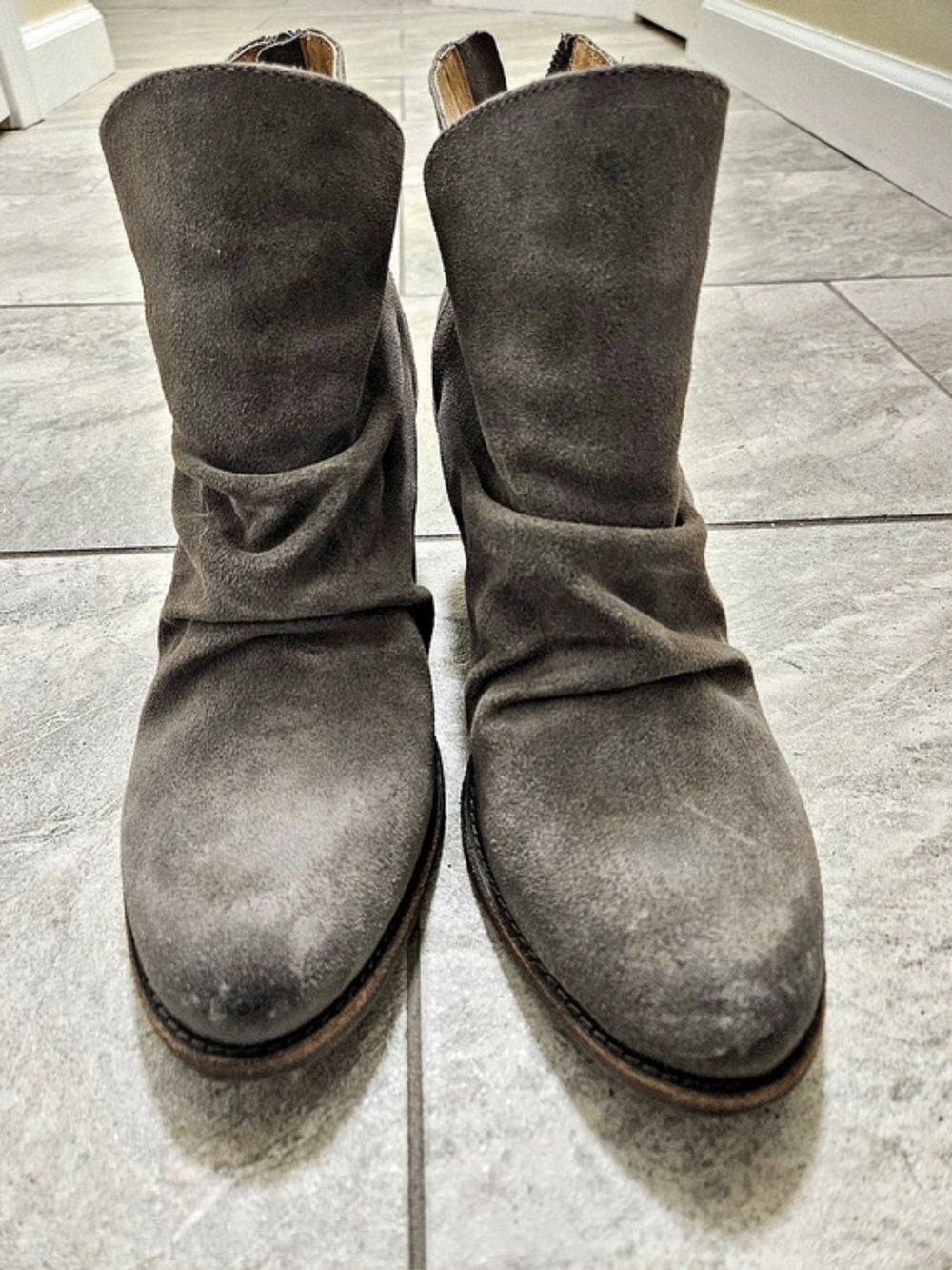 Söfft Bassett Waterproof Bootie Brown/Gray Slouch Ankle Boots